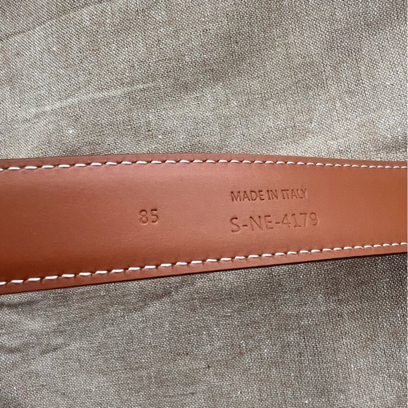 Celine Triomphe Medium Calfskin Leather Belt 85 - Picture 6 of 16